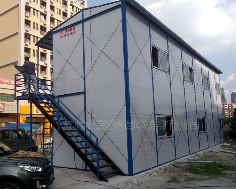 江門星海灣工地活動板房宿舍搭建，為工程完工提供助力！